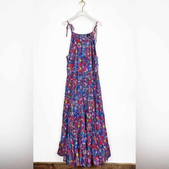 summersalt Dresses & Skirts - 🆕 NWT SUMMERSALT The High Neck Tiered Maxi Dress Floral - Womens size L